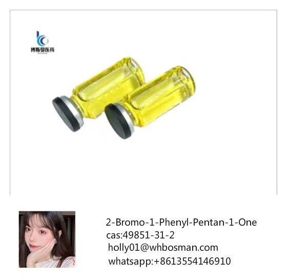 100% Safe Delivery Light Yellow Liquid 2-Bromo-1-Phenyl-Pentan-1-One CAS 49851-31-2 in Stock(holly01