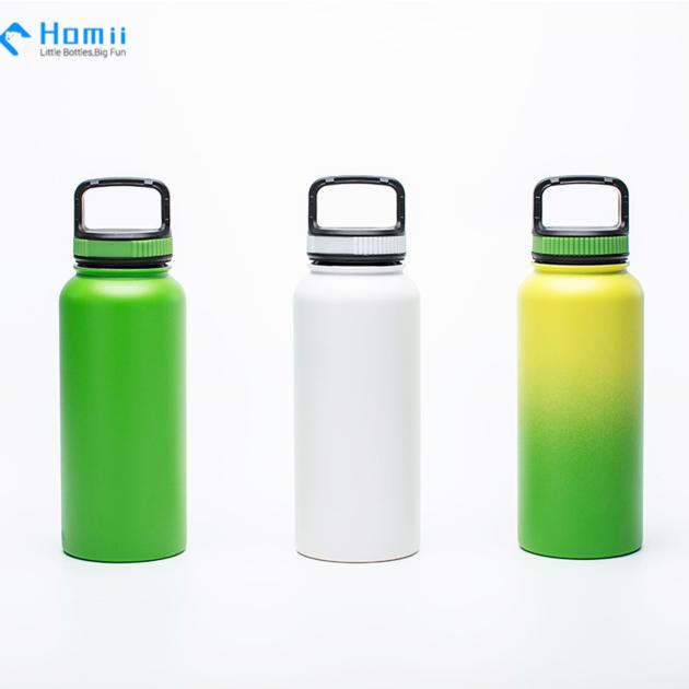 Hangzhou Homii IndustryTravel Coffee Flask Stainless Steel Vacuum Insulated Wide Mouth water bottles