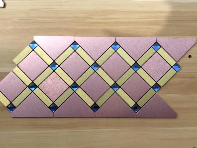 195x495 Self Adhesive Mosaic Tile Metal