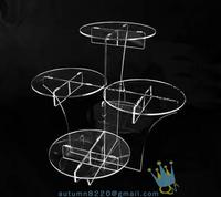 Acrylic cake display stand