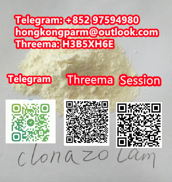 Clonazolam Cas 33887-02-4  Telegram: +852 97594980 hongkongparm@outlook.com Threema: H3B5XH6E