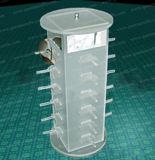 revolving acrylic eyeglass display stand