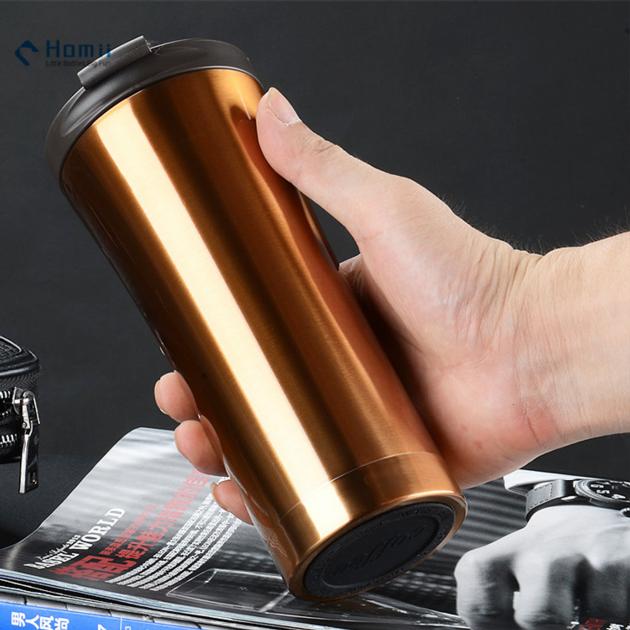  Hangzhou homii Industry 500ml Custom double wall Stainless Steel Coffee Thermal Mug