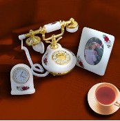 Porcelain Classical Telephone(HY-8812PS)