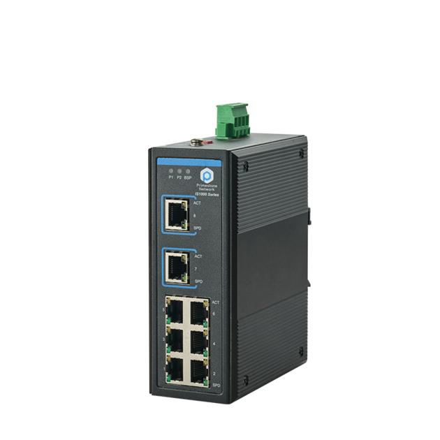 IS1000-1008-2DC Unmanaged 8 port Industrial Ethernet Switch