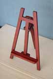 children Triangle wooden easel-deep Cherry finish