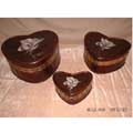 Wooden jewelry boxes;