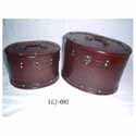 Antique wooden boxes