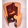 wooden wine rack