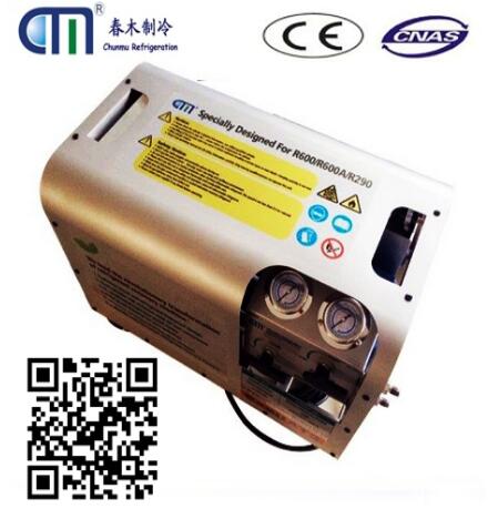 Competitive Price Oil-less High Efficiency and Quality refrigerant liquid and gas recovery/recharge/