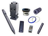 hydraulic rock breaker spare parts--chisel,rod pin,bush,seal kit ect