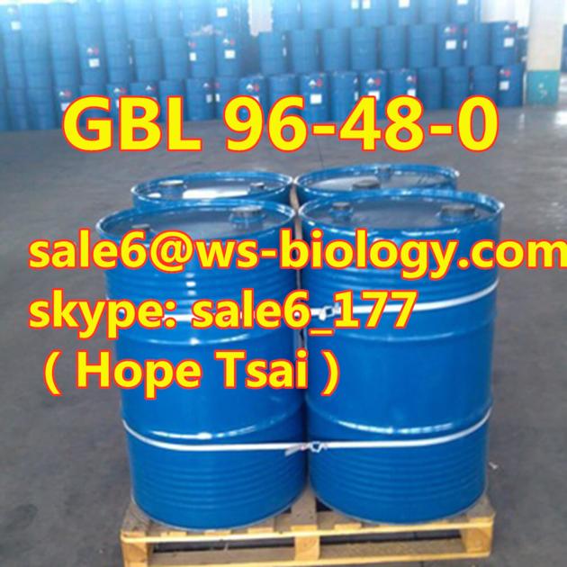 China Supply Gamma-butyrolactone(GBL) CAS 96-48-0， sale6@ws-biology.com skype: sale6_177