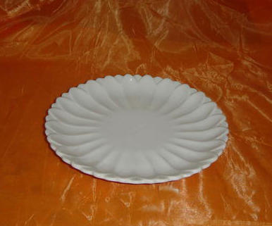 high white porcelain plate