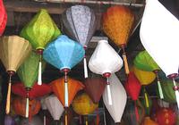 Vietnamese silk lanterns