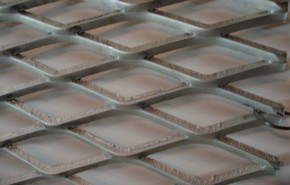 Expanded wire mesh