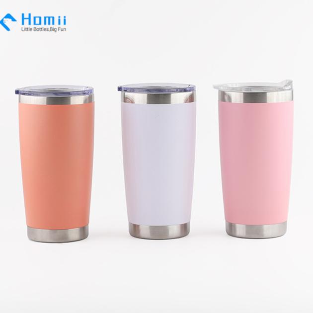 Hangzhou Homii Industry 20oz 30oz stainless steel double wall tumblers wine mug