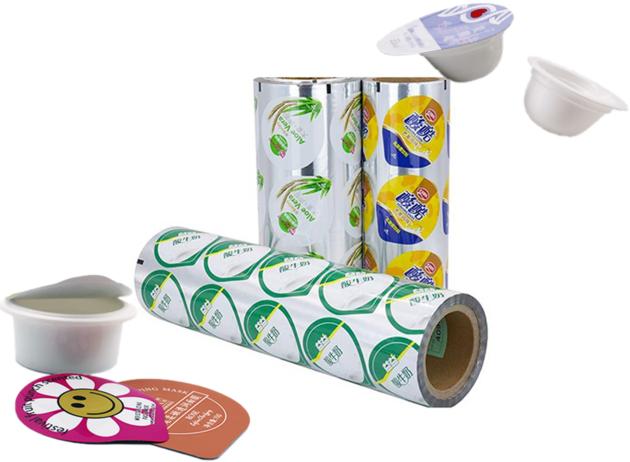 Manufacturer direct sales of heat-sealed paint milk cover foil 8011 large roll