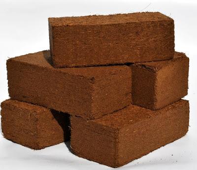 Water treatment cocopeat block