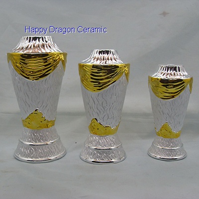 Gold Silver Ceramic Trophy stems, trophy risers,trophy components