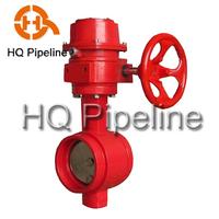 Flange end butterfly valve