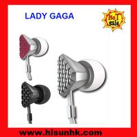 Hot sale black/white/red lady gaga earphones by monster beats dr dre with DHL/EMS