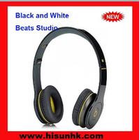 Hot sale black and white monster beats solo hd headphones by dr dre 