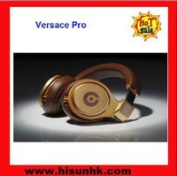 2012New arrival gold versace monster beats pro headphones by beats dr dre