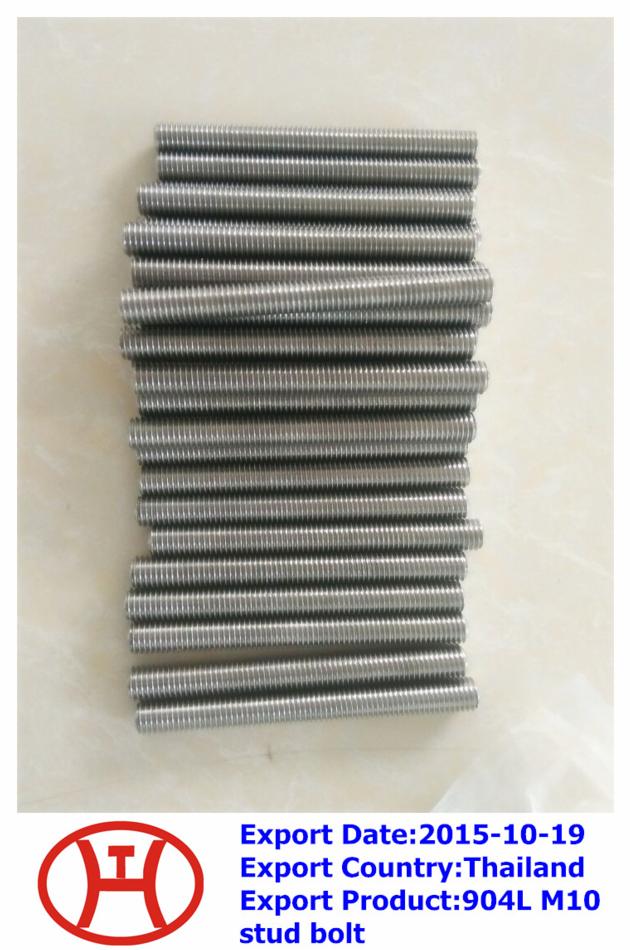 904L M10 stud bolt