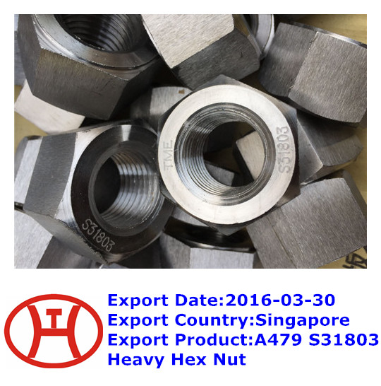 A479 S31803 Heavy Hex Nut