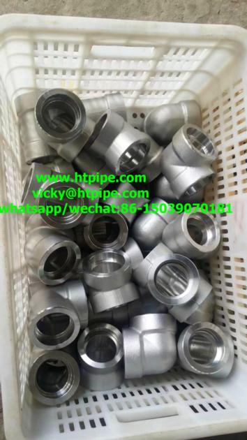 ASTM A105 A105N socket-welding/NPT threaded tee cross ASME B16.11