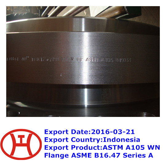 ASTM A105 WN Flange ASME B16.47 Series A - Foreign Trade Online