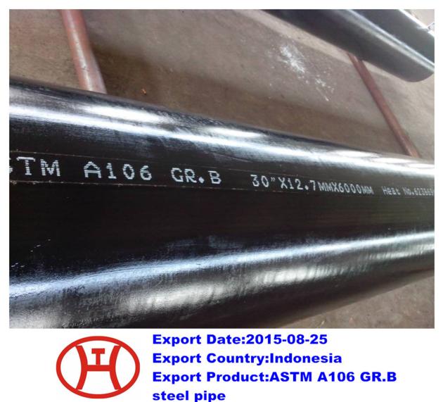 ASTM A106 GR.B steel pipe