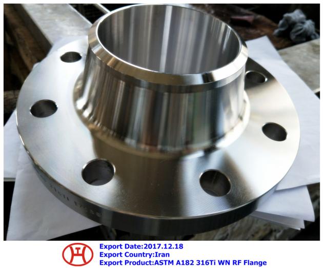 ASTM A182 316Ti WN RF Flange