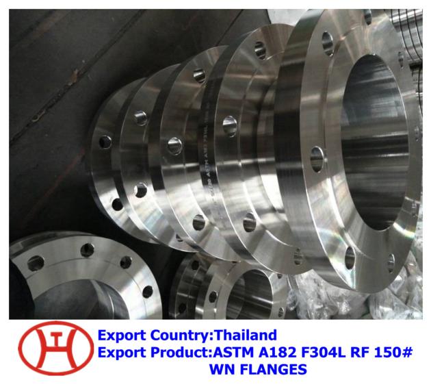 ASTM A182 F304L RF 150# WN FLANGES