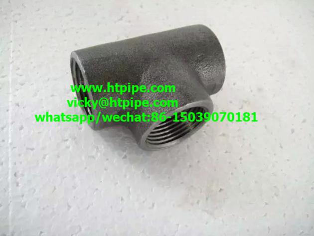 ASTM A182 F51 F53 F55 F44 F904L socket-welding/NPT threaded tee cross ASME B16.11