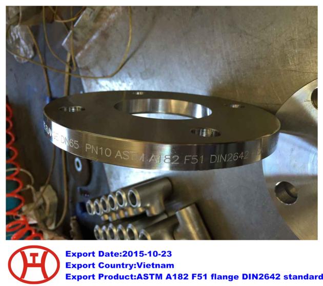 ASTM A182 F51 flange with DIN standard