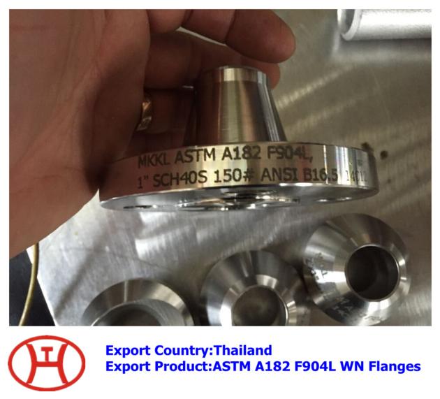ASTM A182 F904L WN Flanges