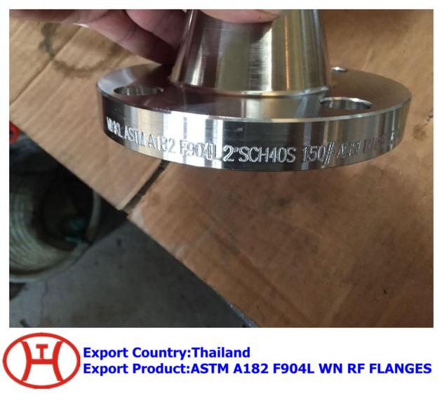 ASTM A182 F904L WN RF FLANGES