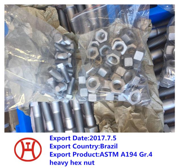 ASTM A194 Gr.4 heavy hex nut