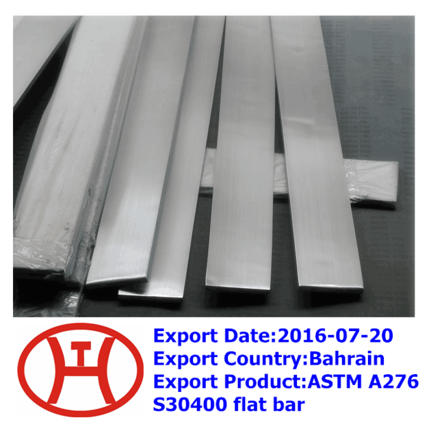 ASTM A276 S30400 flat bar