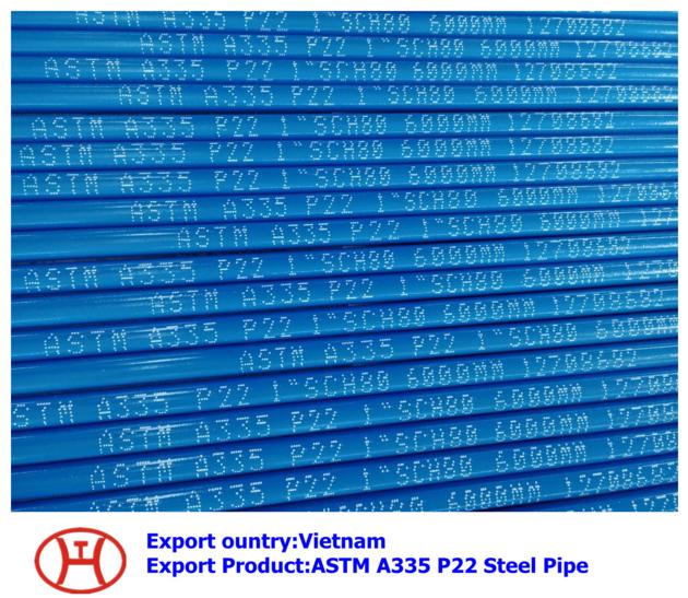 ASTM A335 P22 Steel Pipe