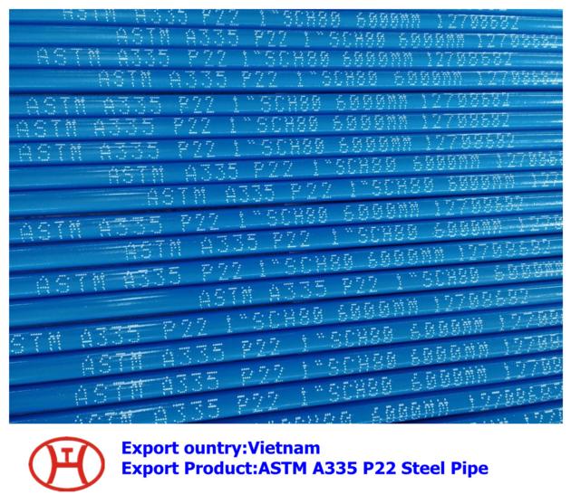 ASTM A335 P22 Steel Pipe
