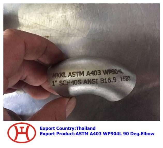 ASTM A403 WP904L 90 Deg.Elbow