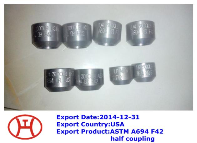 ASTM A694 F42 half coupling