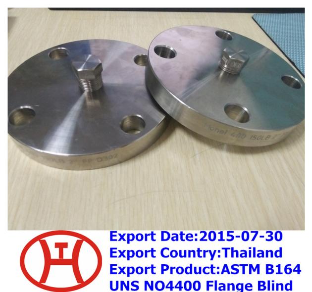 ASTM B164 UNS NO4400 Blind flange