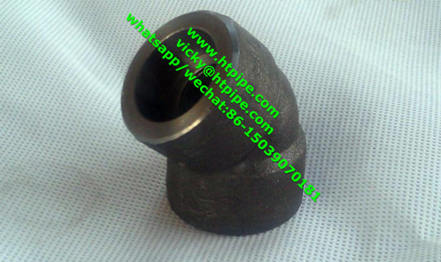 Duplex S31803 S32750 S32760 254SMO N08904 socket-welding elbow 45® 90® ASME B16.11