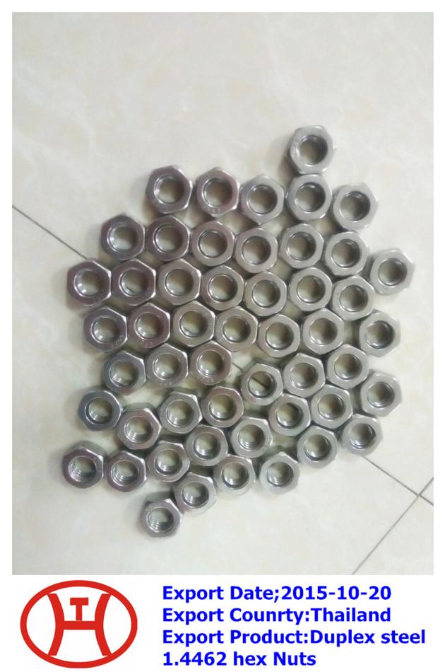 Duplex steel 1.4462 hex Nuts