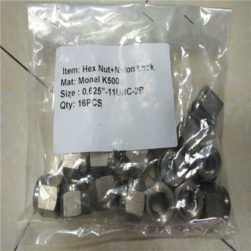 Hastelloy C22 hex nut