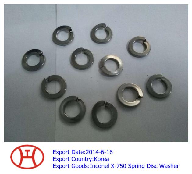 Inconel X-750 Spring Disc Washer