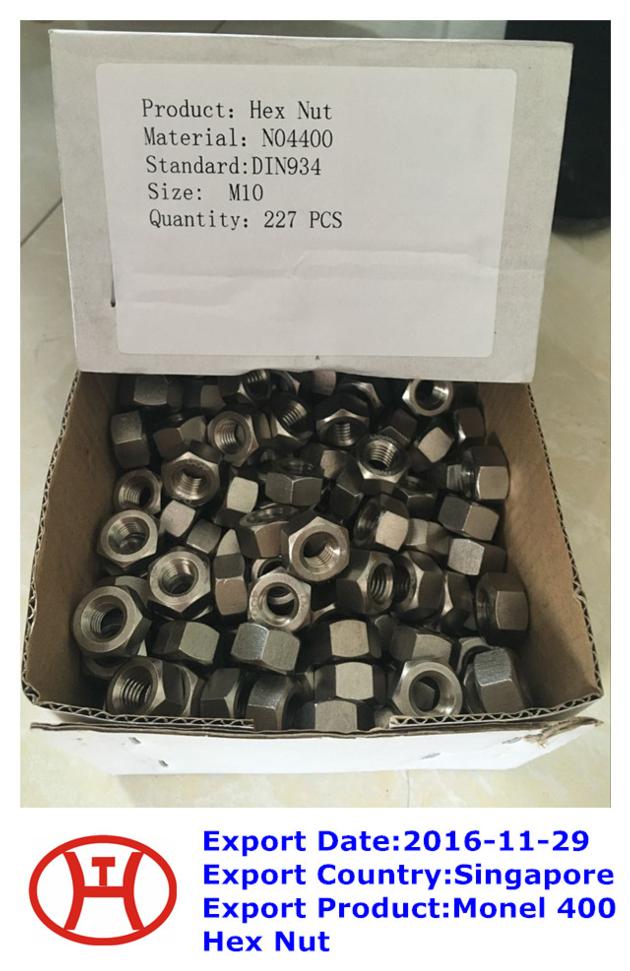 Monel 400 Hex Nut